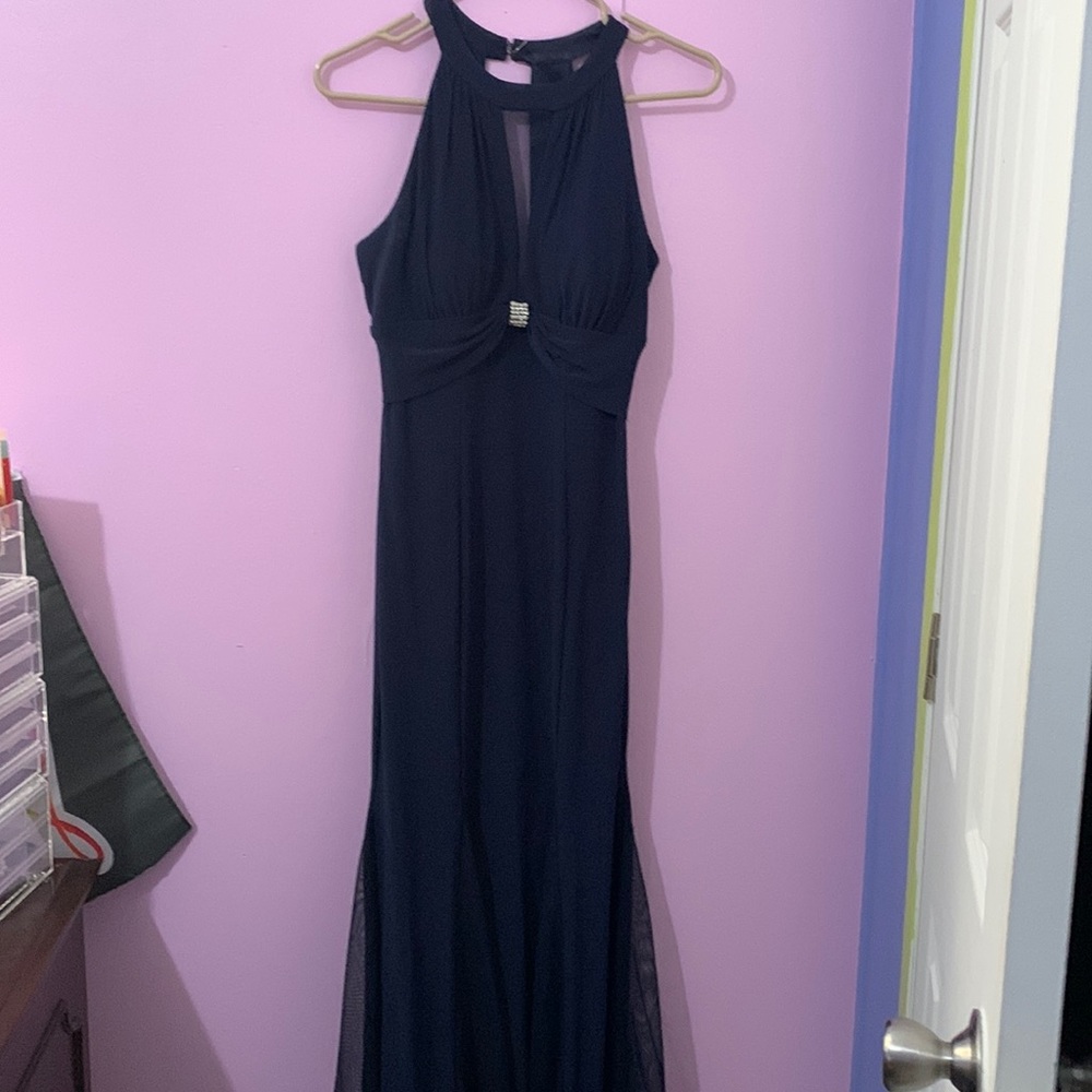 Dark teal dress